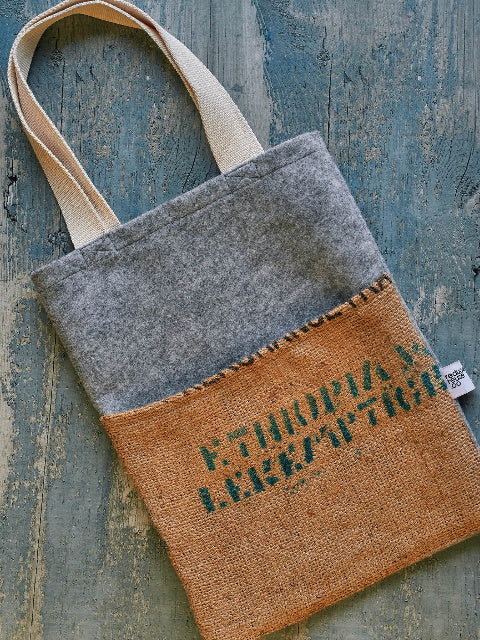 Upcycled Coffee Tote Bag