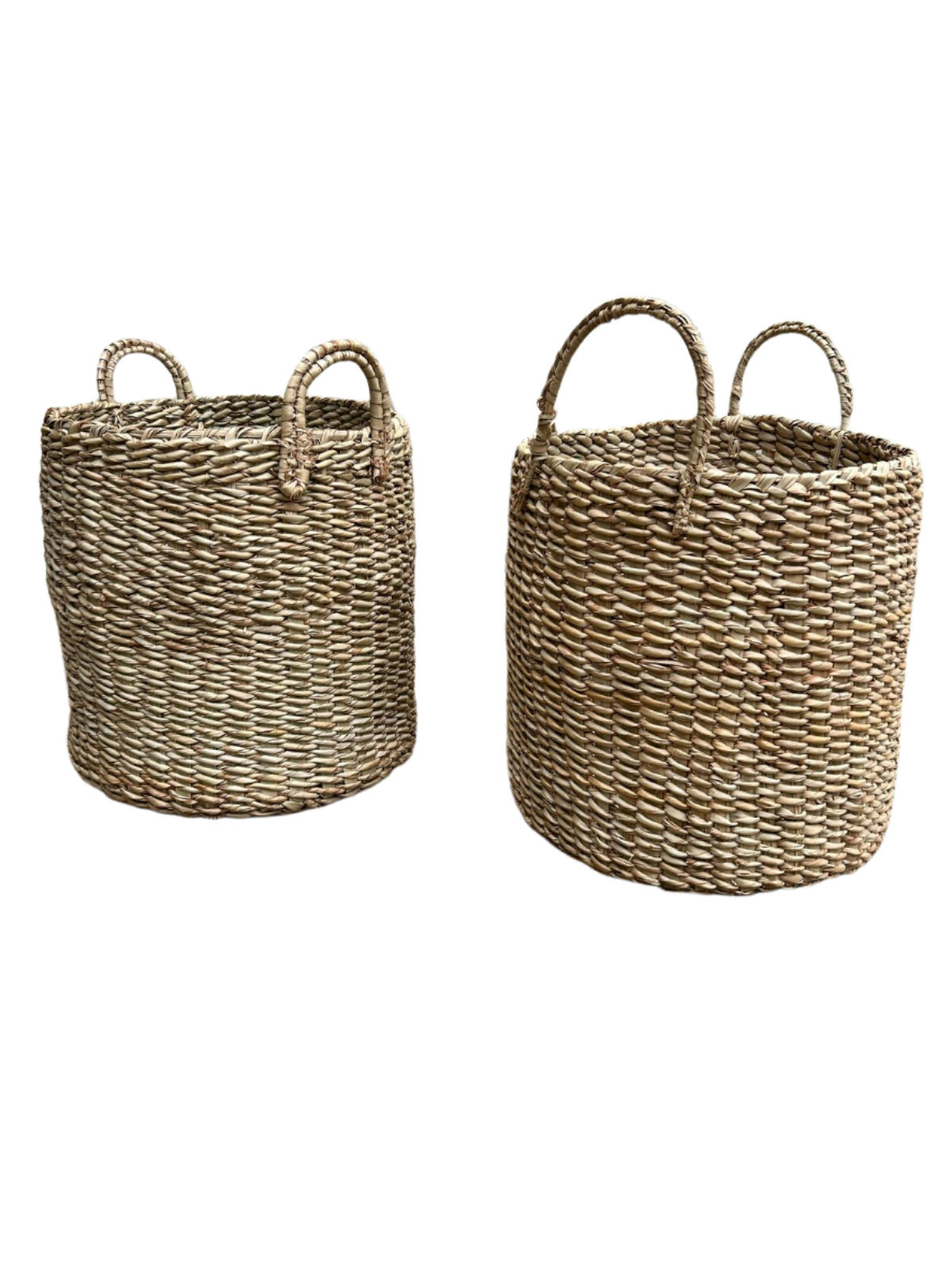 Handwoven Palm Leaf Storage Baskets | Savannah Interiors