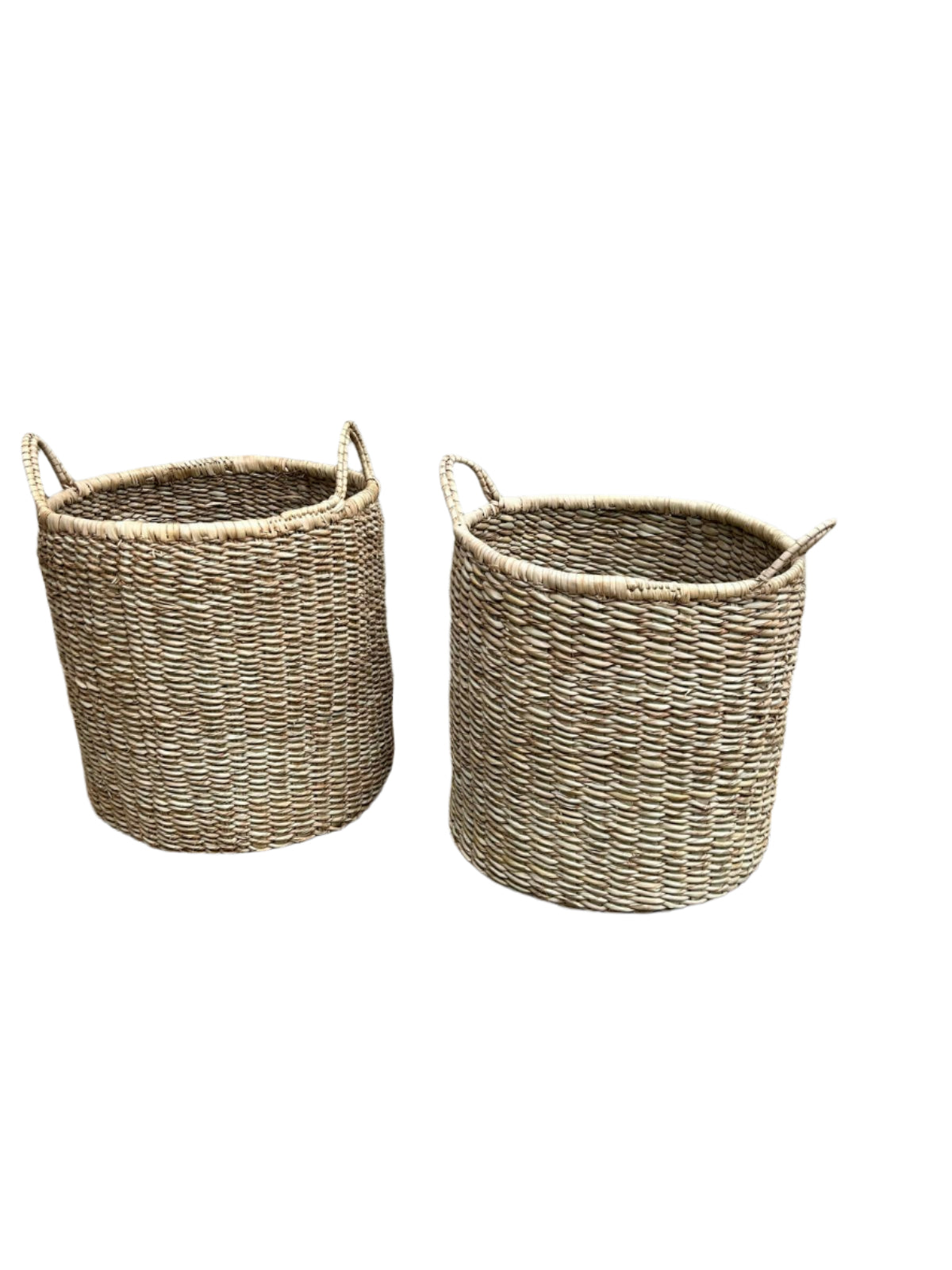 Handwoven Palm Leaf Storage Baskets | Savannah Interiors