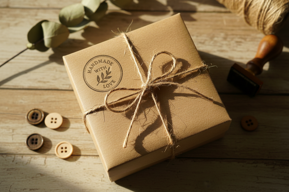 Custom Wood & Rubber Stamps for Journaling & Packaging