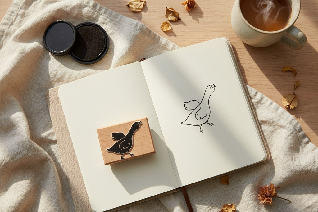 Custom Wood & Rubber Stamps for Journaling & Packaging