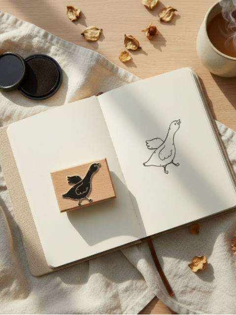Custom Wood & Rubber Stamps for Journaling & Packaging