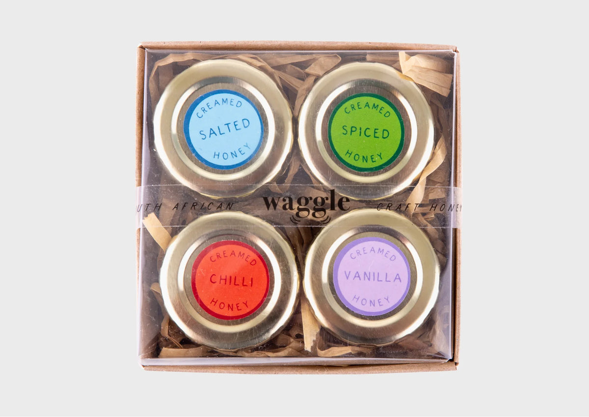 Mini Raw Creamed Honey (120g) | South African Artisan Honey | Taster Gift Pack