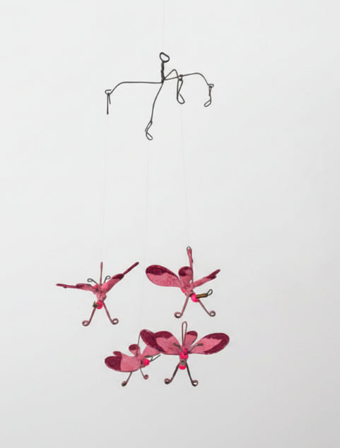 Handmade Dangle Sets for Kids - butterflies and dragonflies ceiling mobiles