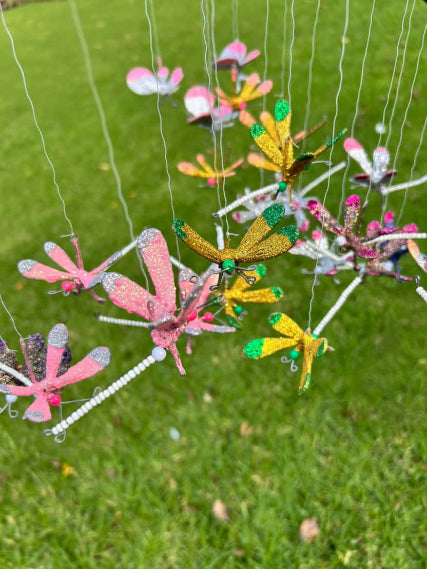 Handmade Dangle Sets for Kids - butterflies and dragonflies ceiling mobiles