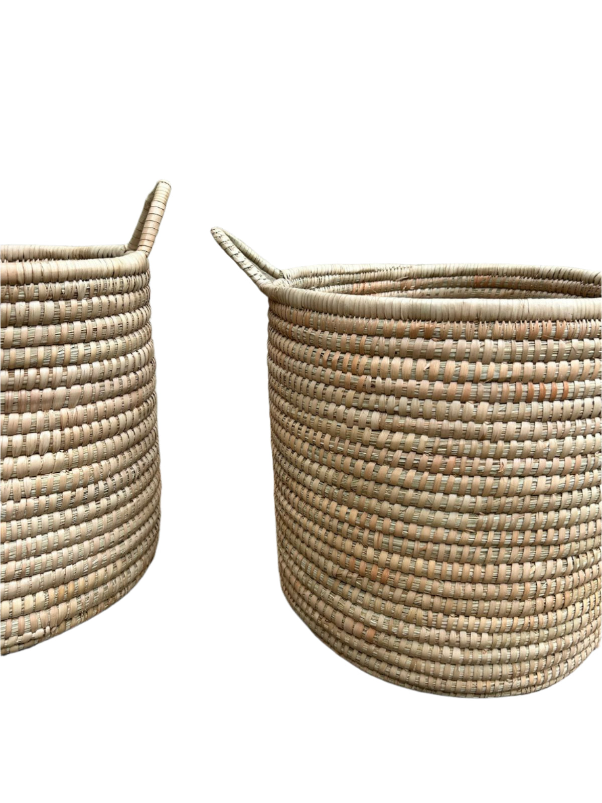 Handwoven Palm Leaf Storage Baskets | Savannah Interiors