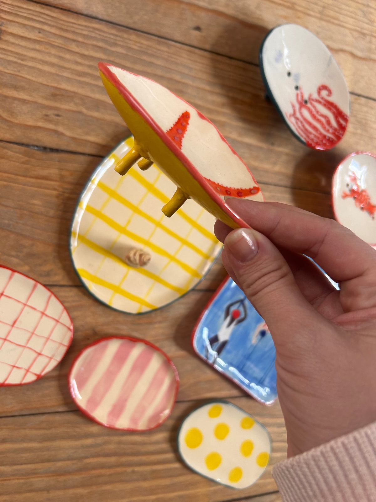 Handmade Ceramic Trinket Trays & Soap Dishes