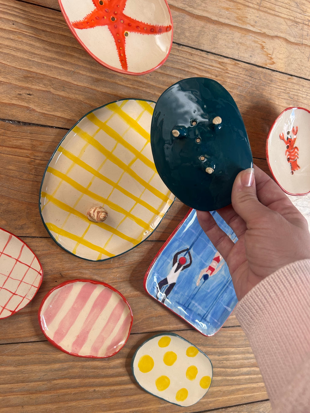 Handmade Ceramic Trinket Trays & Soap Dishes