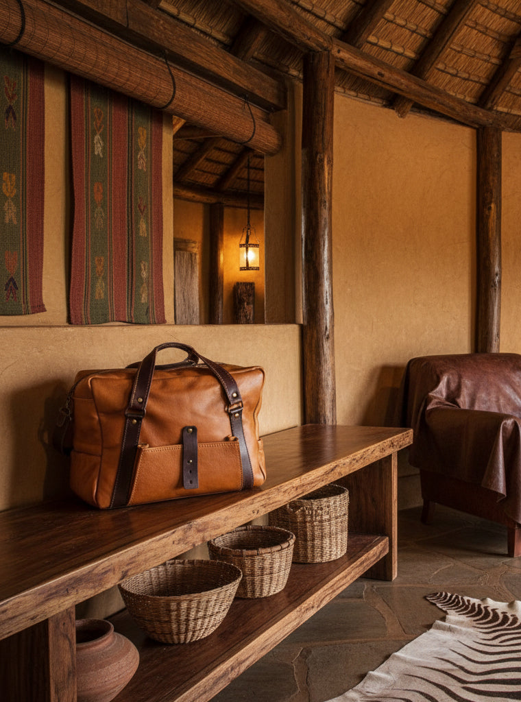 Handmade Leather Travel Bag | South African Top-Grain Leather