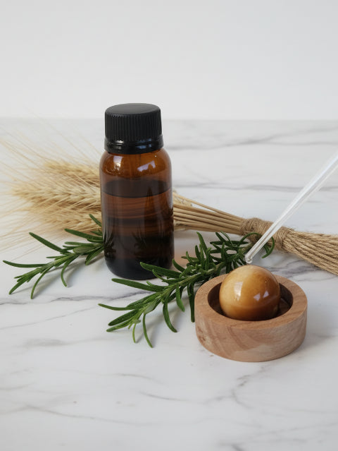 Wood ball essential oil fragrance
