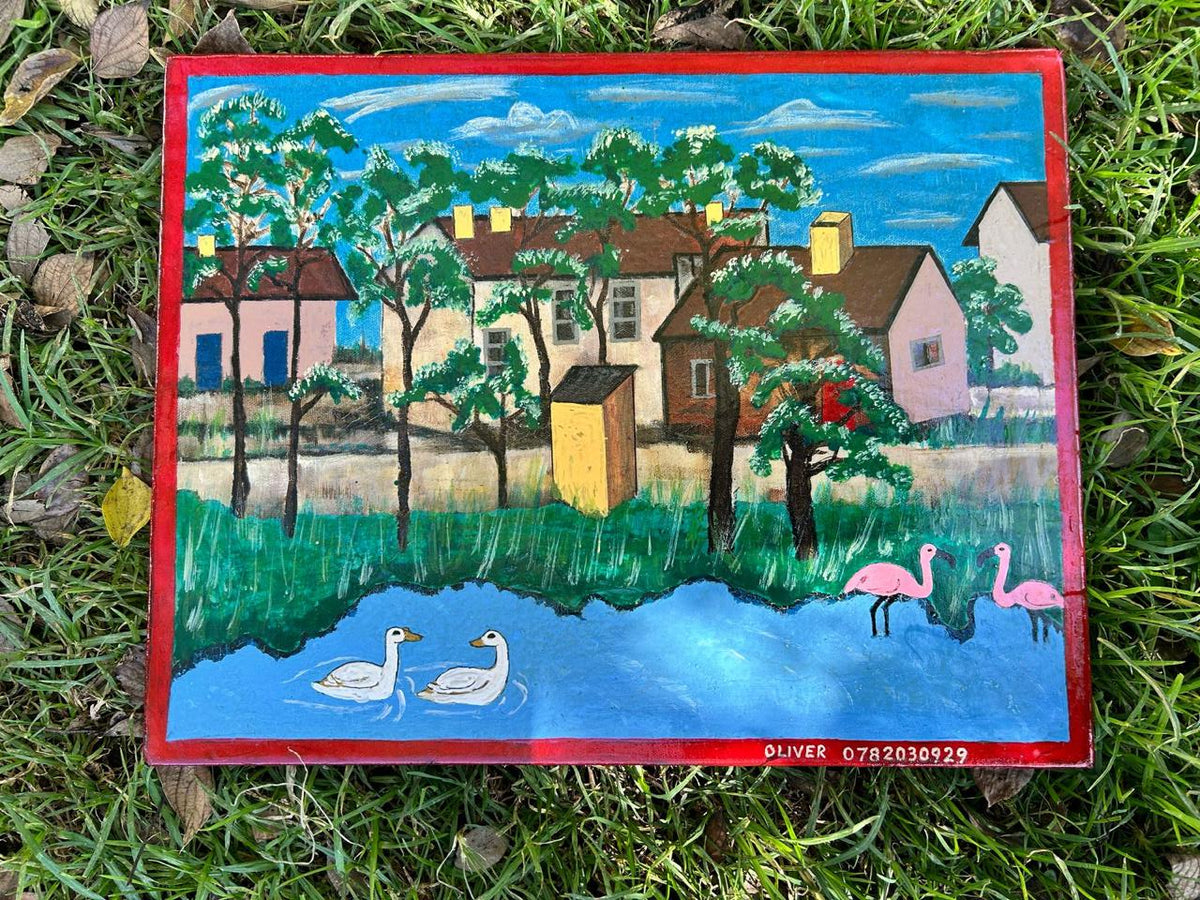 Original African Oil Painting by Oliver | South African Wall Art