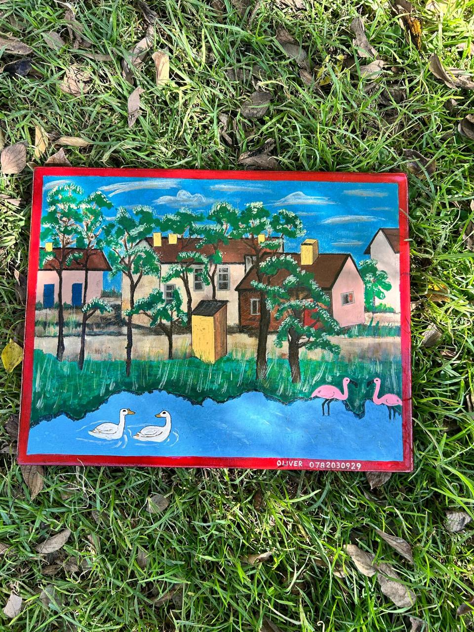 Original African Oil Painting by Oliver | South African Wall Art