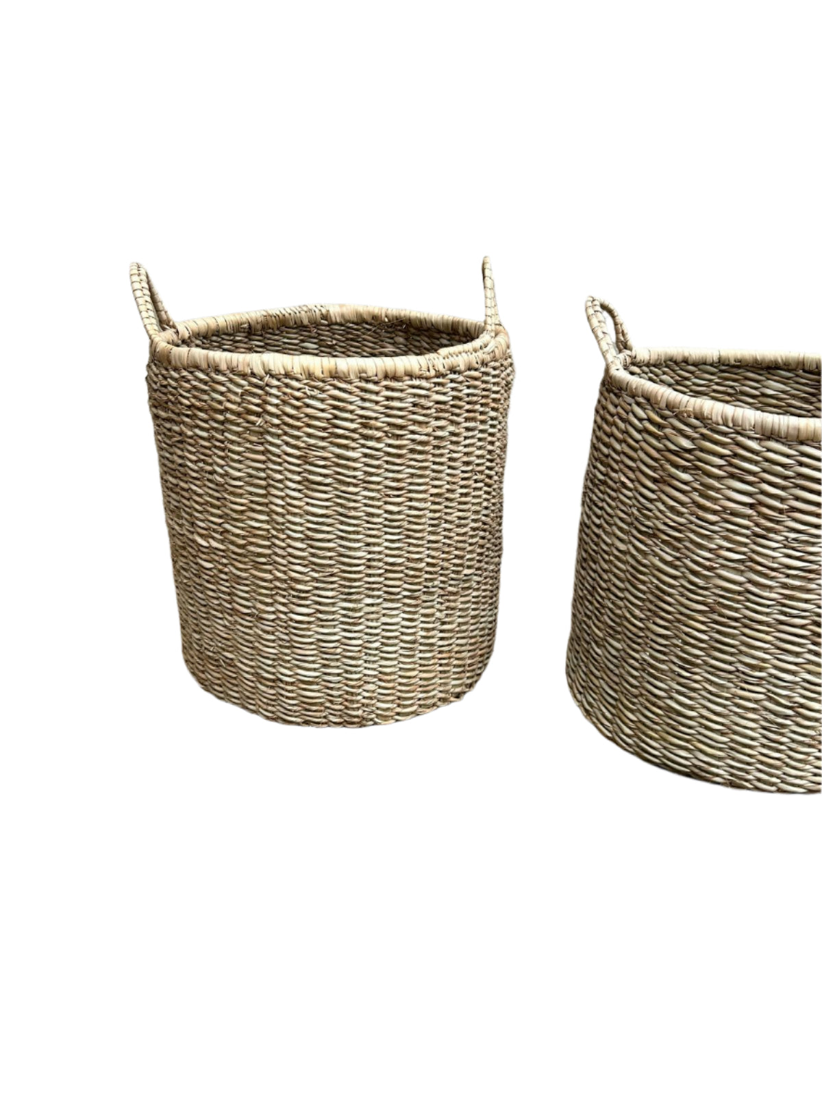 Handwoven Palm Leaf Storage Baskets | Savannah Interiors