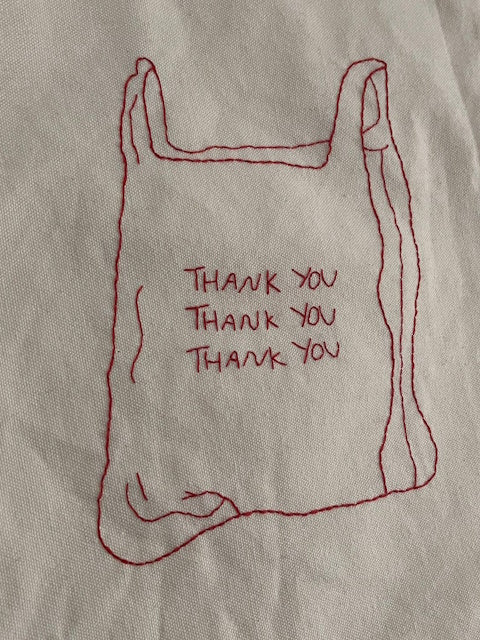 Handcrafted Cotton Embroidered Tote Bag
