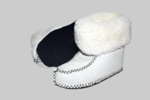 Authentic Karoo Sheepskin Boot Slippers, by Agora Crafts