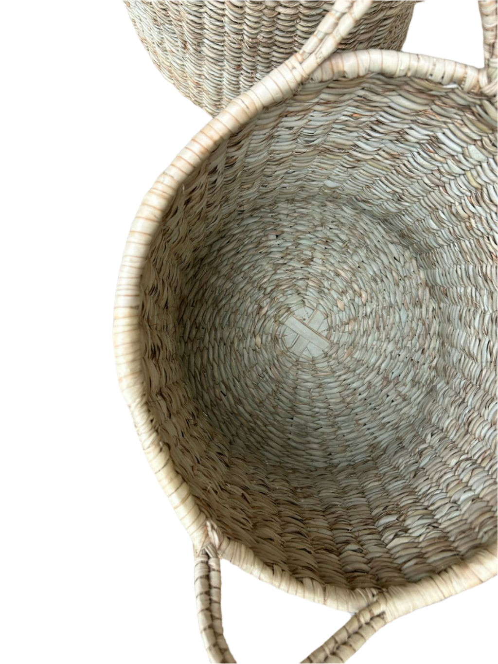 Handwoven Palm Leaf Storage Baskets | Savannah Interiors