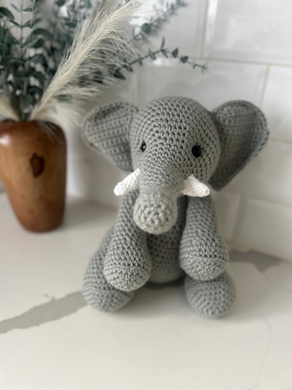 Crochet Toy Elephant