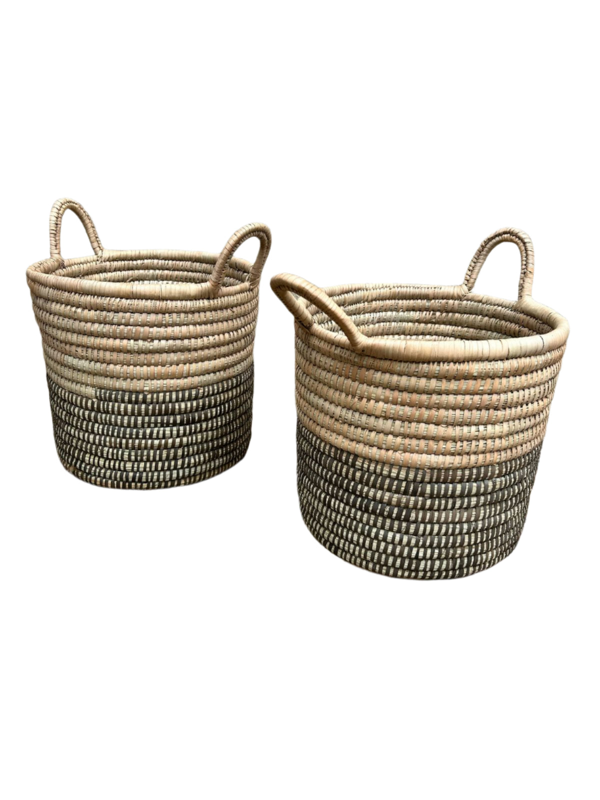 Handwoven Palm Leaf Storage Baskets | Savannah Interiors