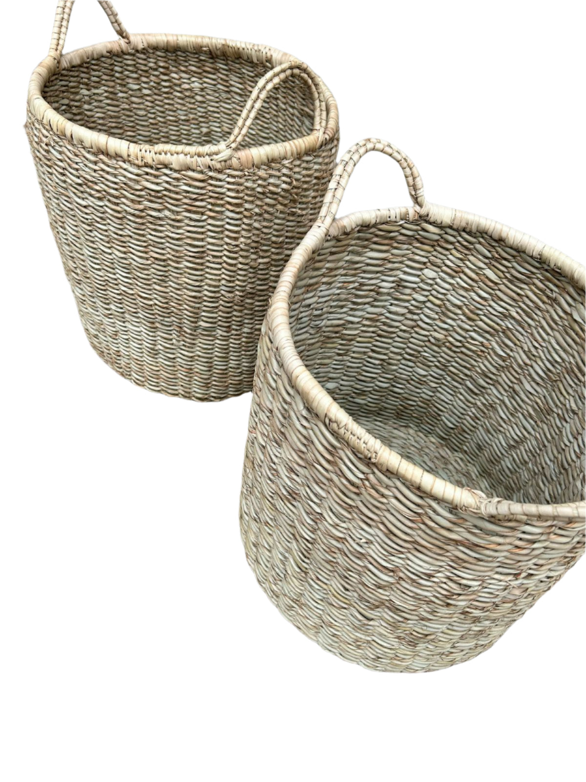 Handwoven Palm Leaf Storage Baskets | Savannah Interiors