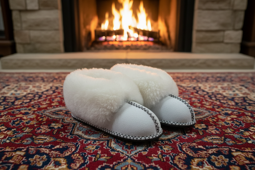 Authentic Karoo Sheepskin Slippers, by Agora Crafts
