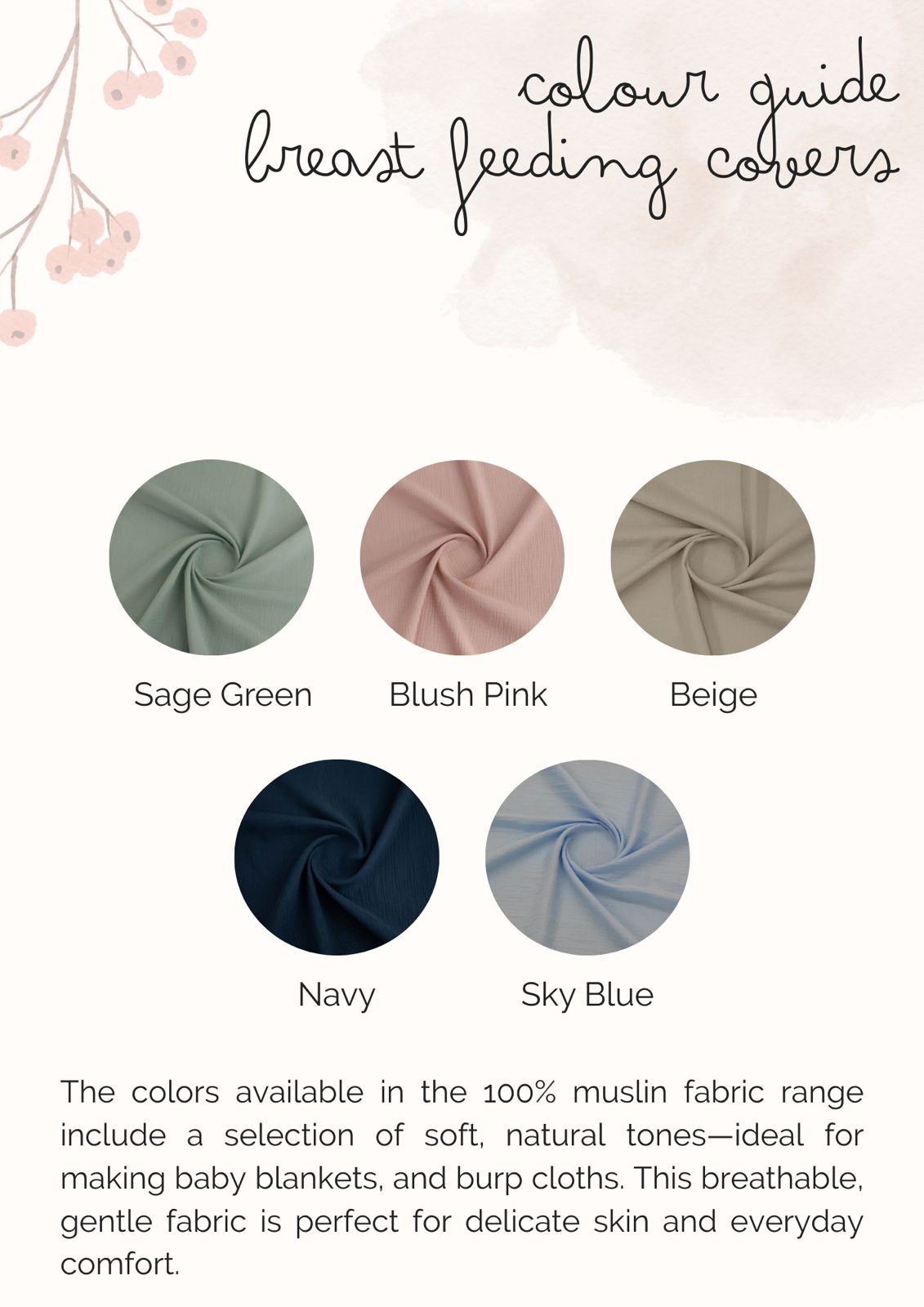 100% Cotton Muslin Breastfeeding Covers | JD & Jaz