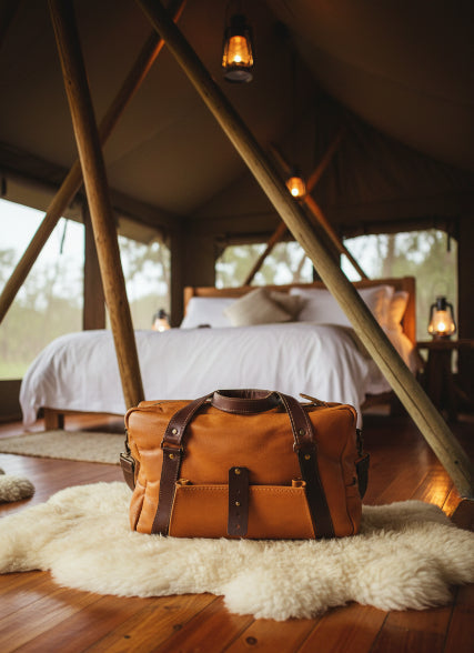Handmade Leather Travel Bag