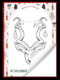 Safari Christmas Countdown Colouring Book | Wildkidsbooksa