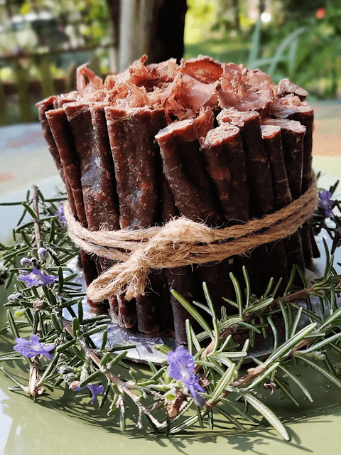 Savory Beef Biltong & Droewors Cake