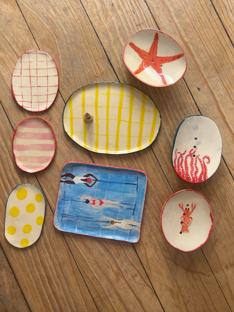 Handmade Ceramic Trinket Trays & Soap Dishes