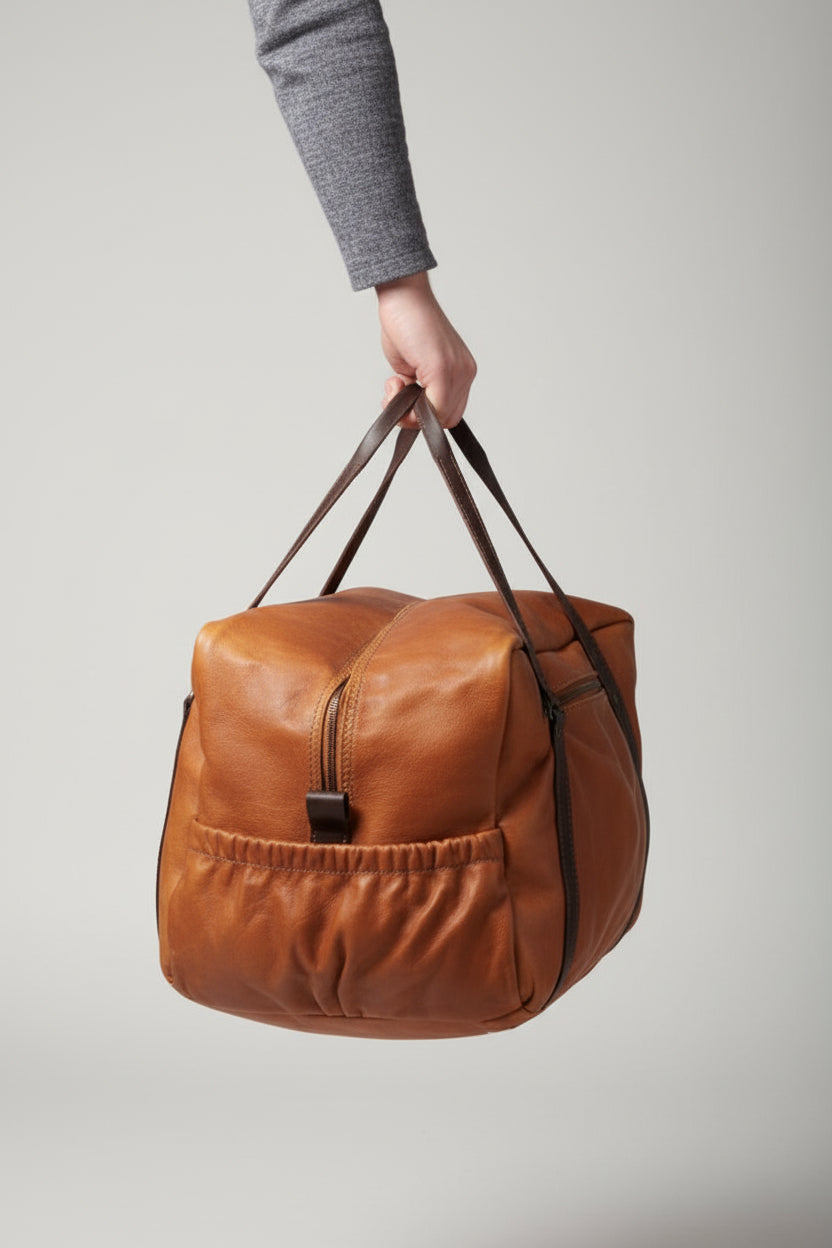 Handmade Leather Travel Bag | South African Top-Grain Leather