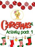 Christmas activity pack, by Little Ducklings