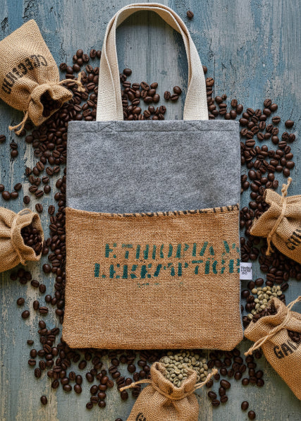Hessian Tote Bag, by The Coffee Guy - Truffle Pig Recce